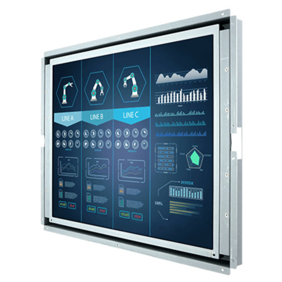 S17L500-OFA1TR 17″ Transflective Open Frame LCD Monitor (5:4 SXGA, 1280×1024)