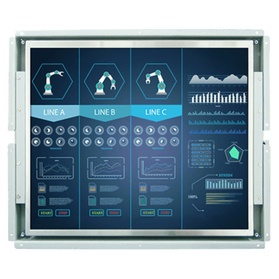 S17L500-OFM1 17″ Touchscreen Open Frame Display (5:4 SXGA, 1280×1024)