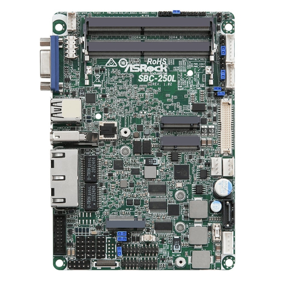 SBC-250 Intel Elkhart Lake Celeron N6210 3.5 Inch Industrial Single Board Computer