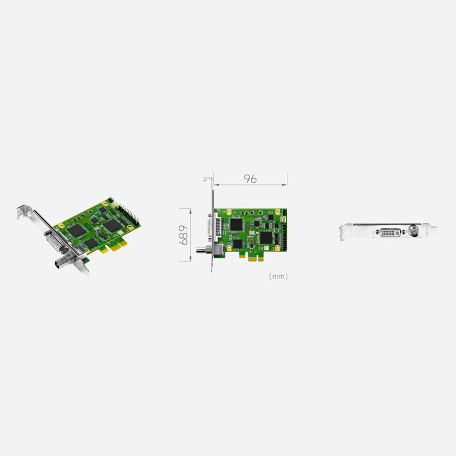 SC400N1-L AIO Low Profile PCIe 10-bit 1080P60 AIO Video Capture Card
