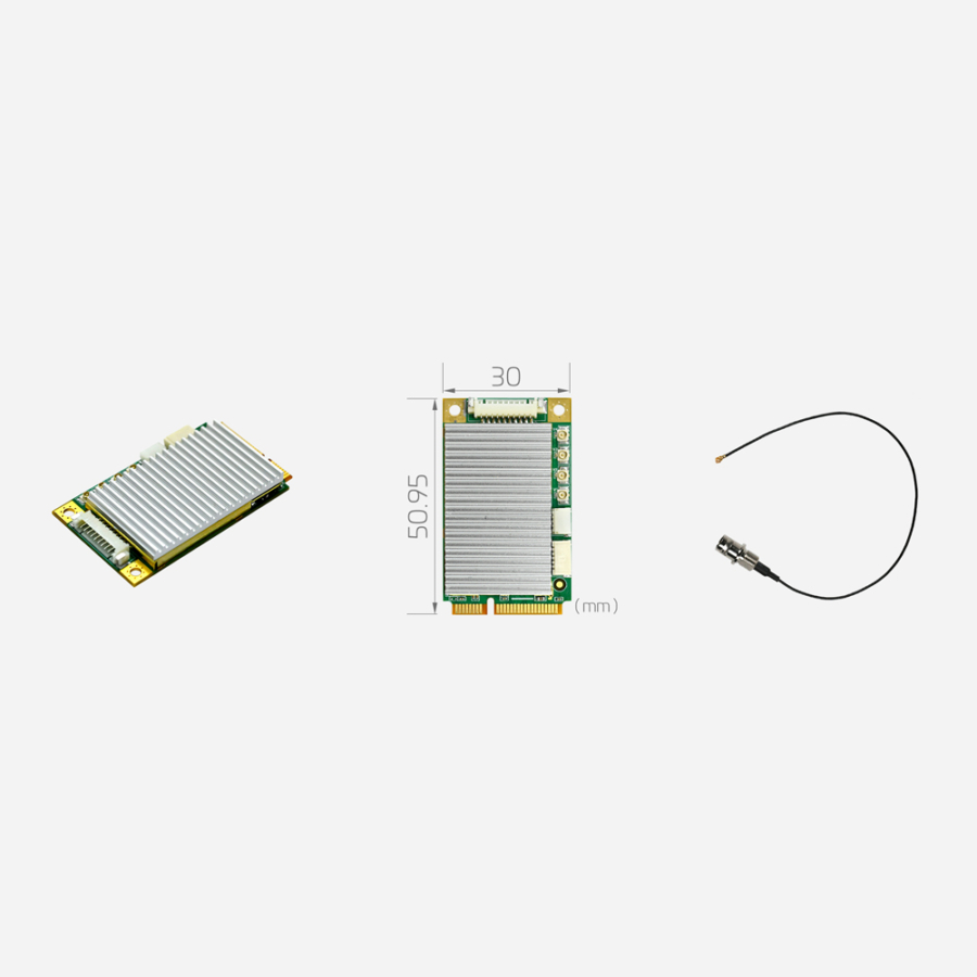 SC400N4 MC TVI mPCIe 4-ch 10-Bit TVI/CVI/AHD/CVBS Capture Card