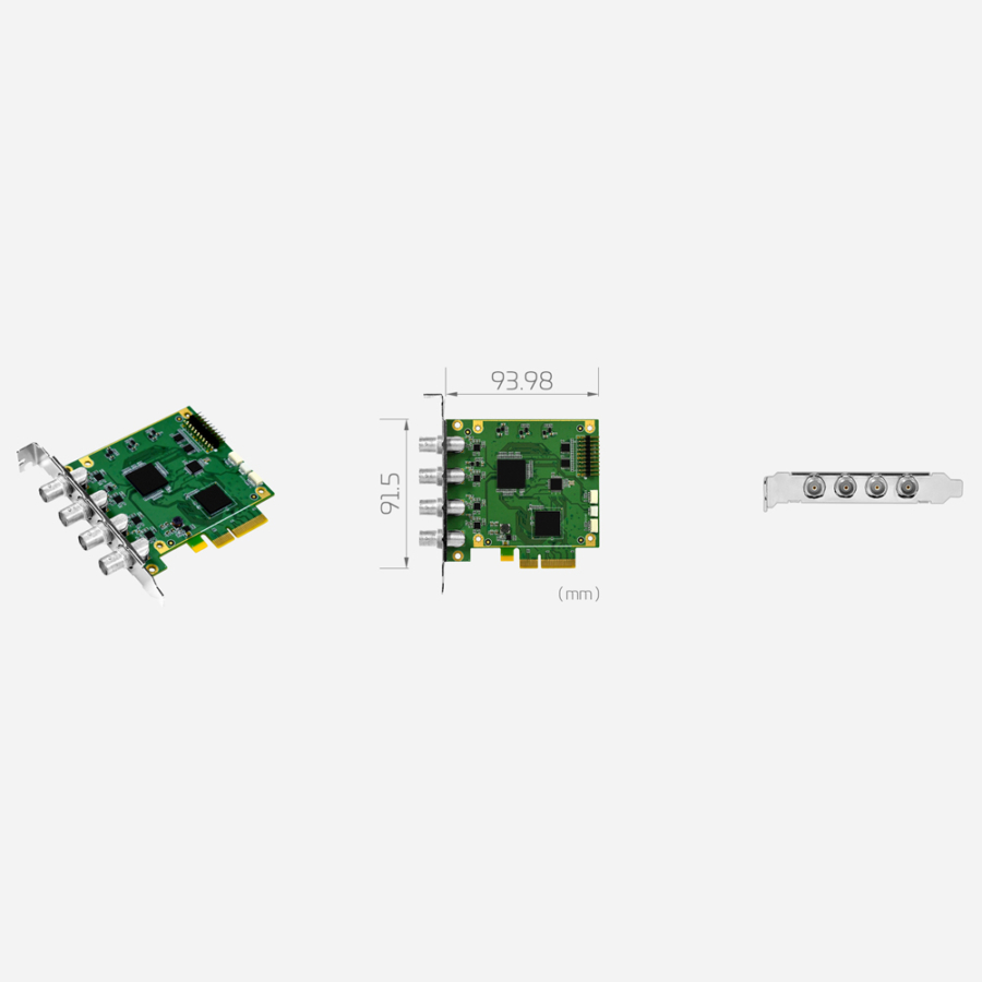 SC400N4 SDI PCIe 10-bit Quad Channel 3G-SDI Video Capture Card
