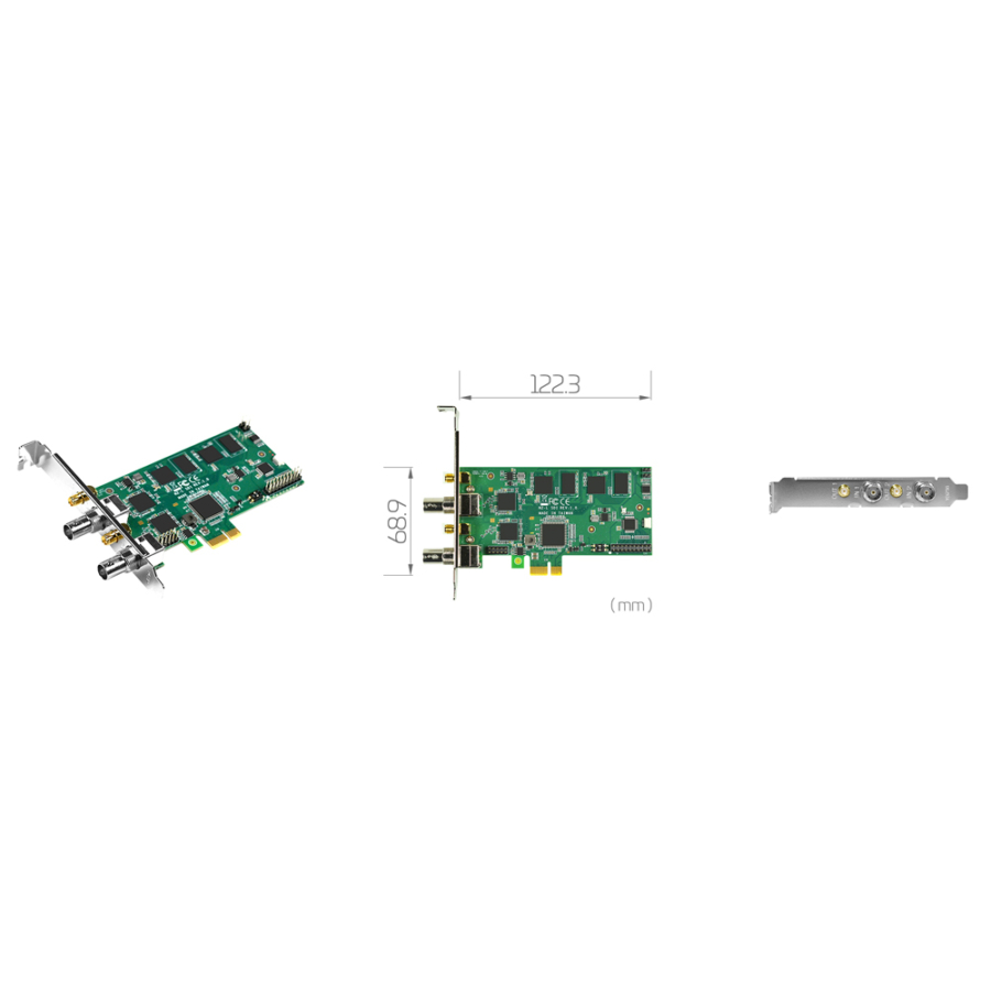 SC542N2-L SDI PCIe 2-ch 3G-SDI Video Capture Card with Loop Through