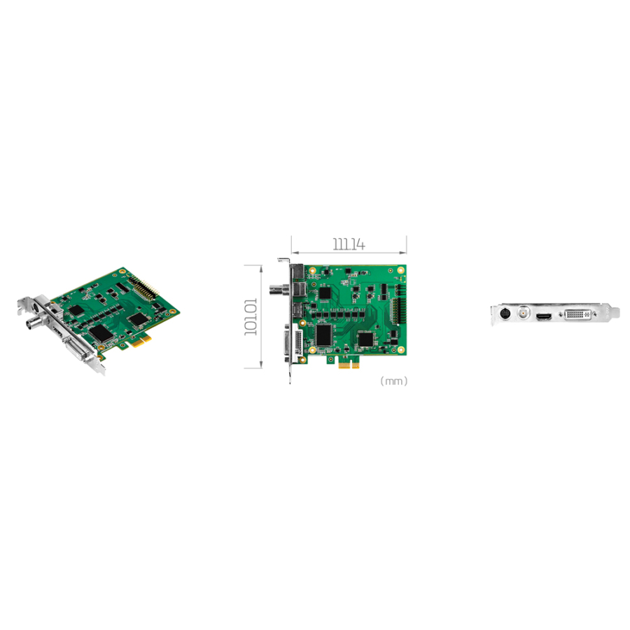 SC550N1 PCIe HDMI/DVI-I/YPbPr/SDI/CVBS/S-Video UXGA/HD60 Frame Grabber