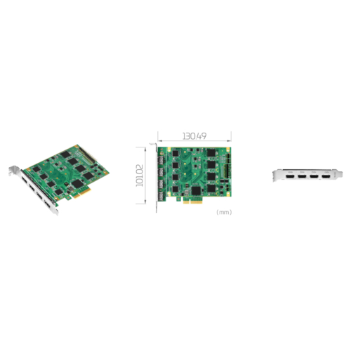 SC550N4 HDMI PCIe Quad Channel 1080P60 HDMI Frame Grabber