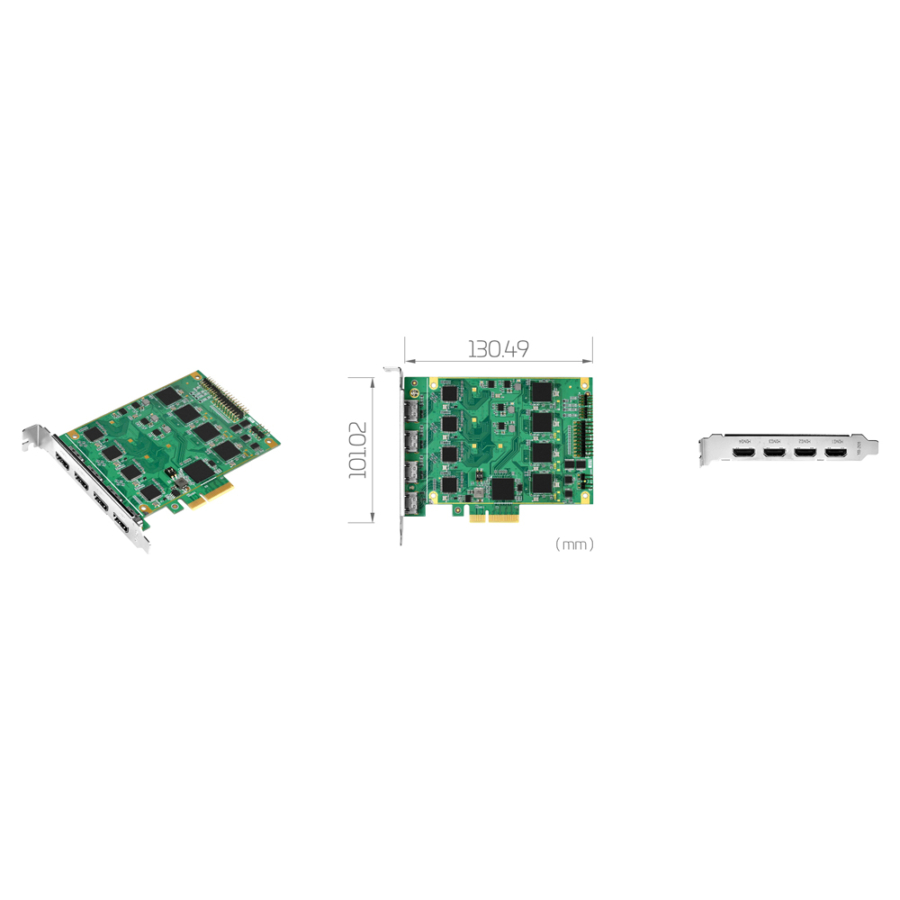SC550N4 HDMI PCIe Quad Channel 1080P60 HDMI Frame Grabber