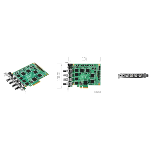 SC550N4 SDI PCIe Quad Channel 3G-SDI High Definition Frame Grabber