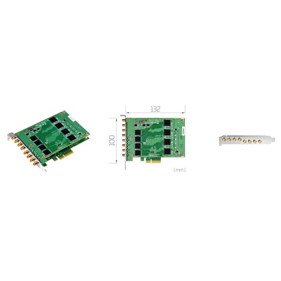 SC550N8 SDI PCIe 8 Channel 3G-SDI Capture Card with Real Time Recording