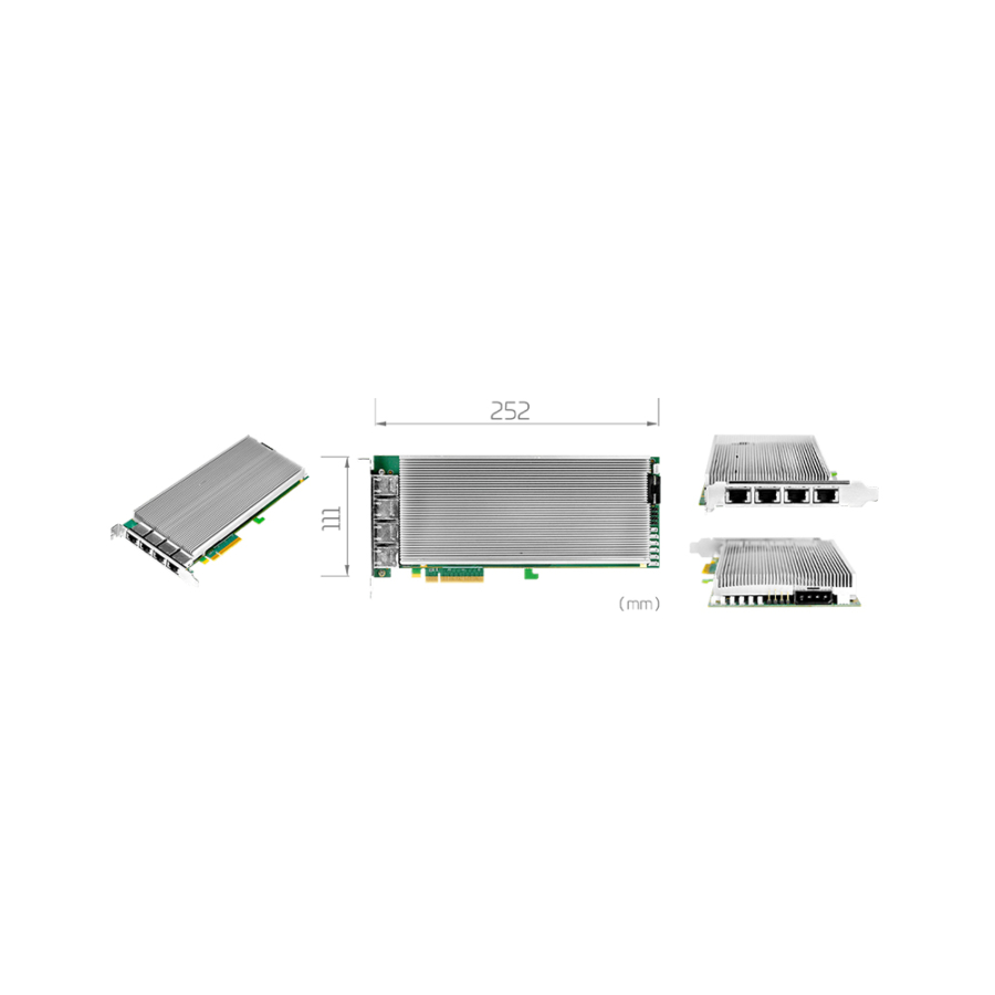 SC720N4 SDVoE-C 4 Port 10Gig RJ45 SDVoE Decoder with 4:4:4 10 Bits HDR Capture