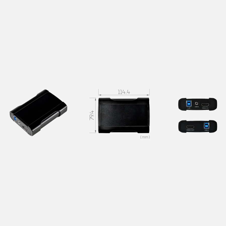 UB570G PRO HDMI2.0 HDR HID+ USB3 HDR HDMI2.0 4K60 UVC Card with HDMI2.0 Output and HID+
