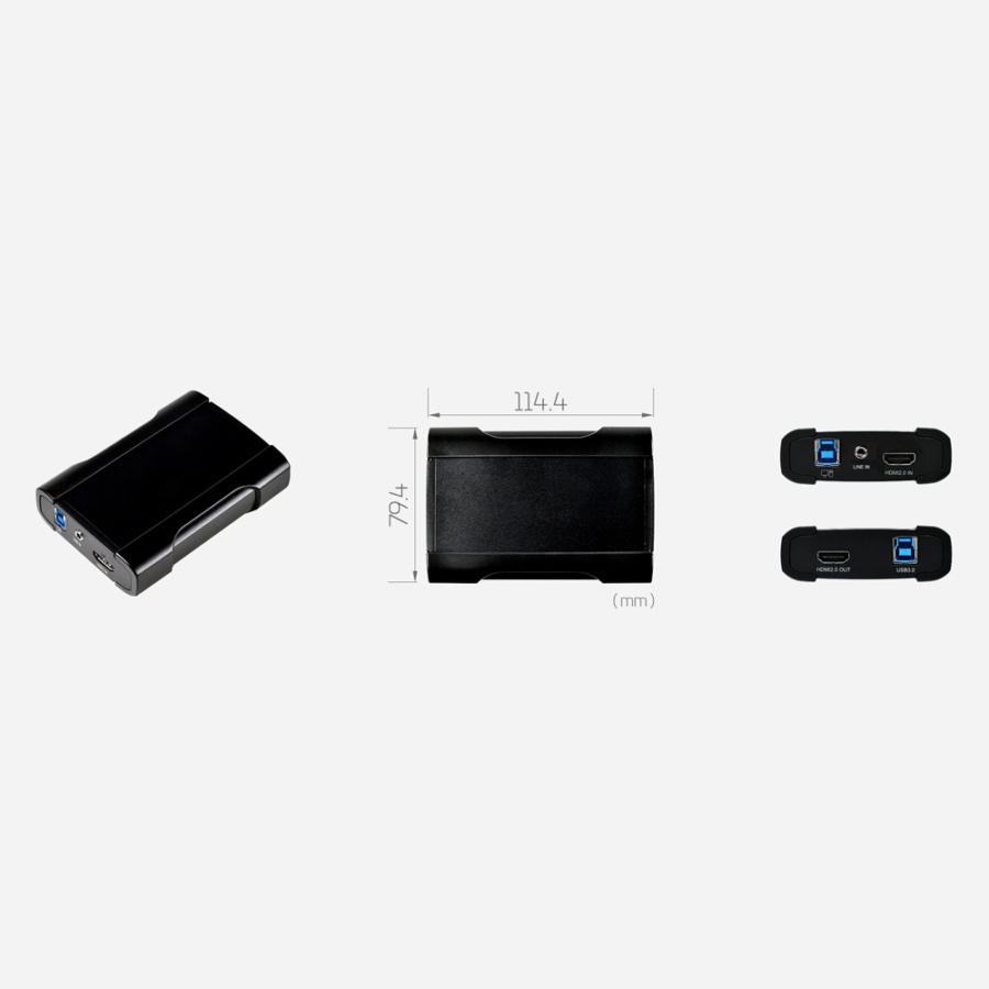 UB575G HDMI2.0 HDR HID+ USB3 HDR HDMI2.0 4K60 UVC Capture with Loop Through and HID+