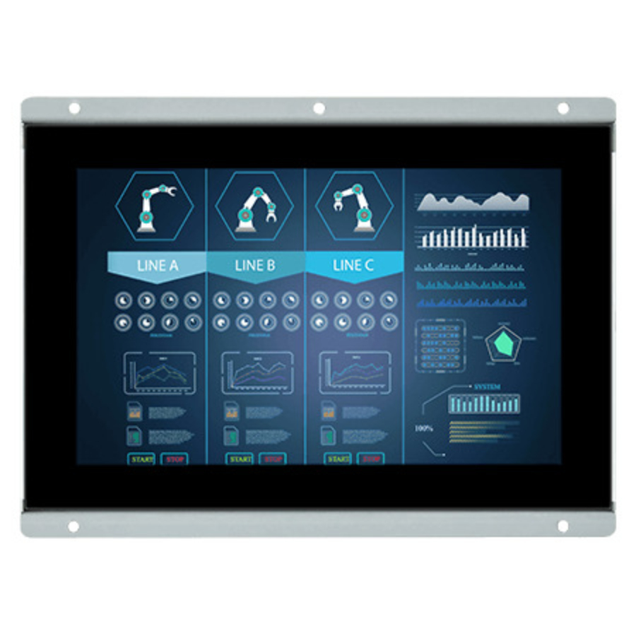 W07L100-POT1 7″ Multi Touch Open Frame Display (17:10 WSVGA, 1024×600)