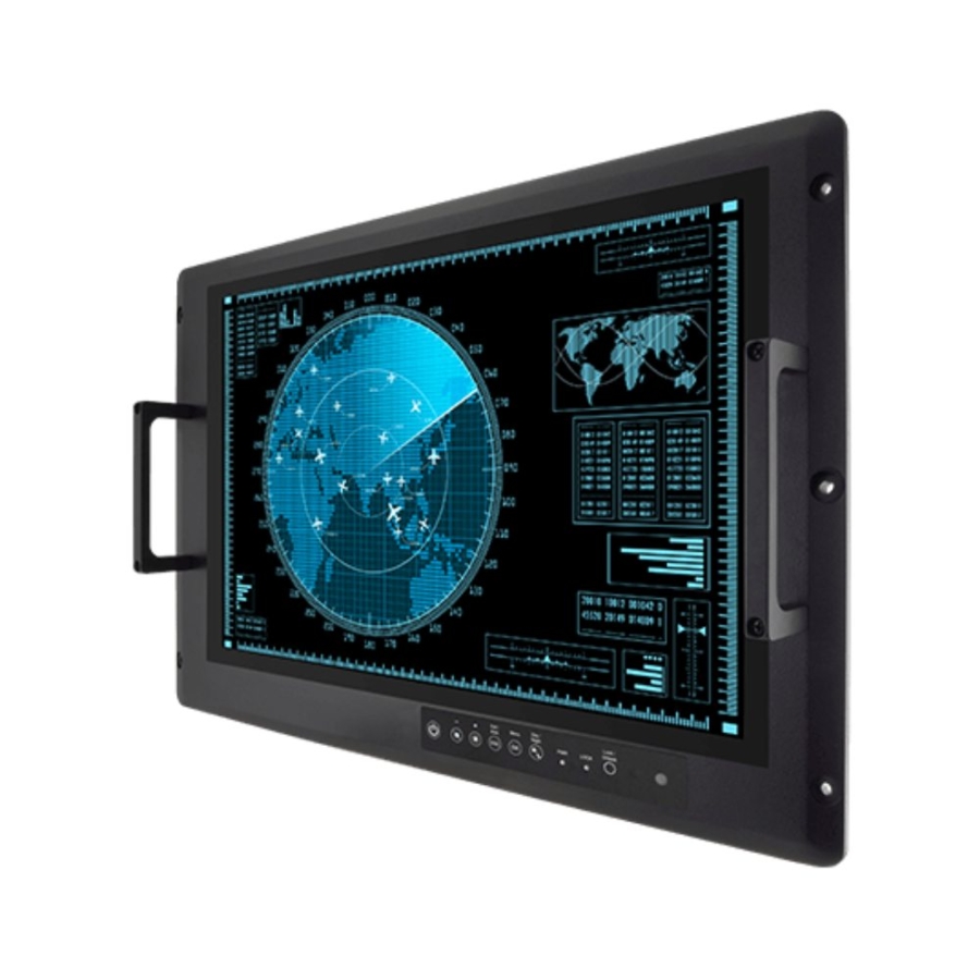 W15L100-MLB3FP 15.6″ 4K2K UHD Military LCD Rack Monitor