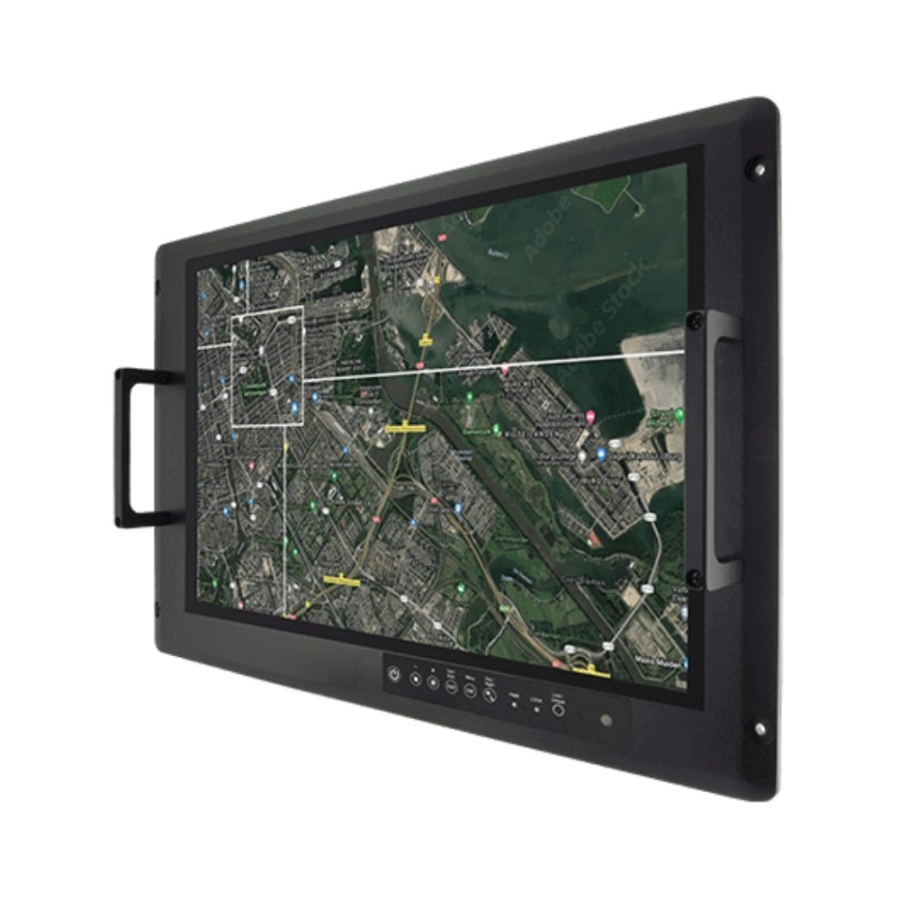 W22L100-MLA3FP 21.5″ FHD Rack Mount Military LCD Touch Display