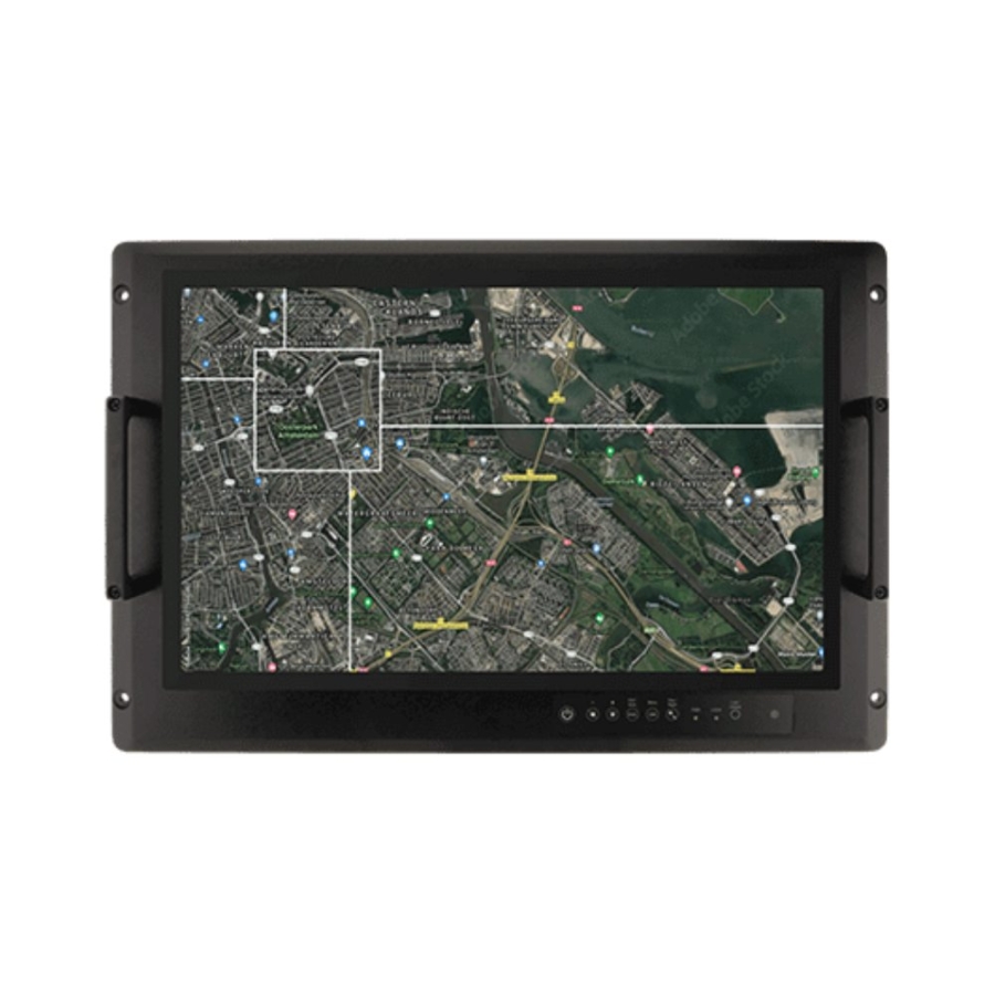 W22L100-MLA3FP 21.5″ FHD Rack Mount Military LCD Touch Display