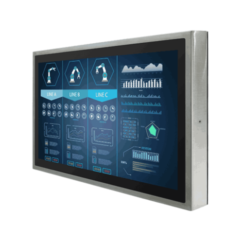 W22L100-SPA369 21.5″ Washdown Touch Display with IP69K Stainless Chassis