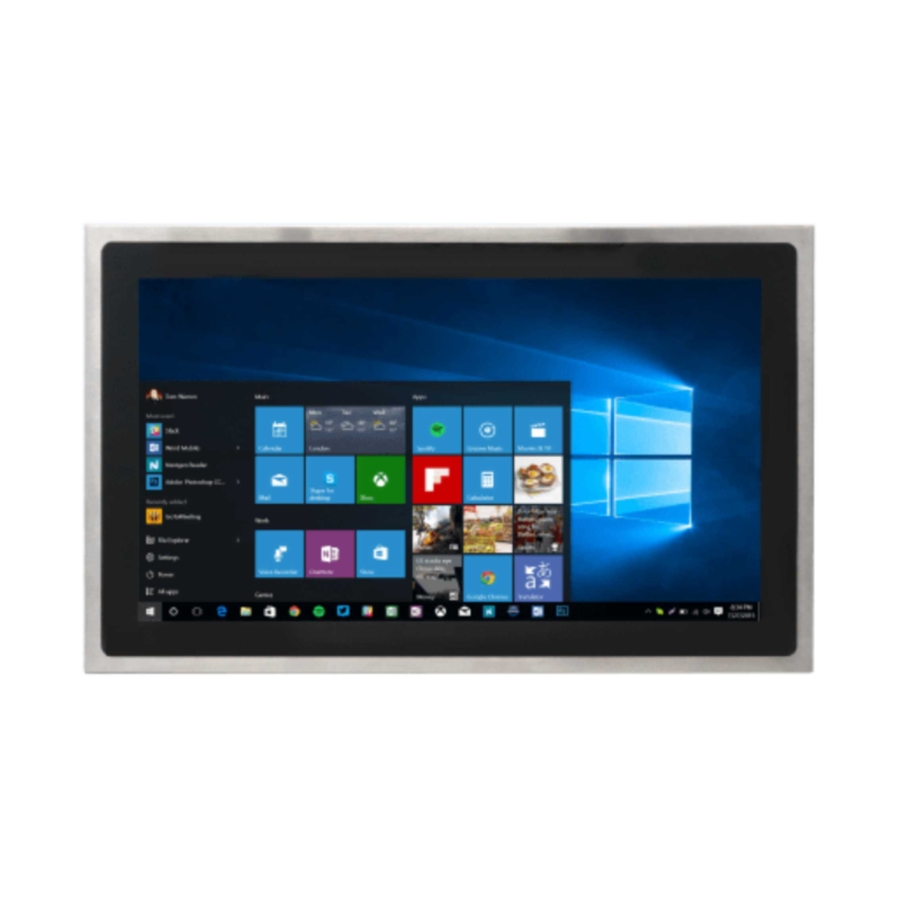 W24IE3S-SPA269 23.8″ IP69K Stainless Steel HMI with Intel Celeron N6210