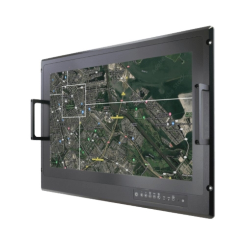 W24L100-MLA2FP 23.8″ FHD Rack Mount Military LCD Touch Monitor