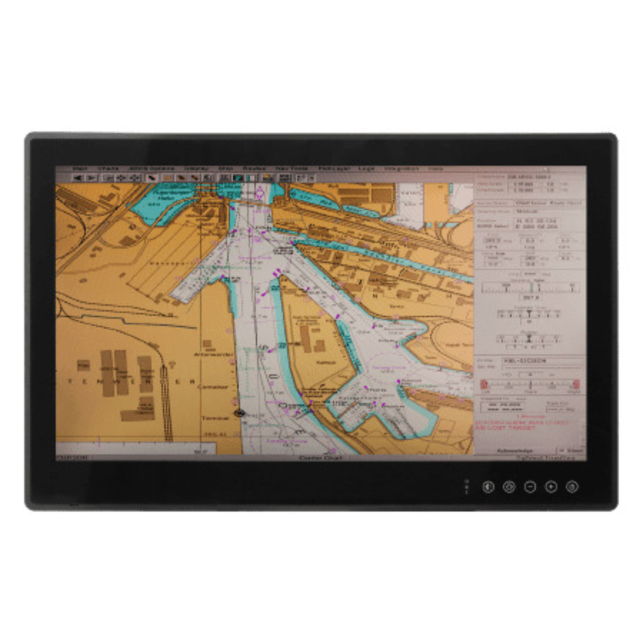W24L100-MRA1FP 24″ High Definition Widescreen ECDIS Marine Monitor (IEC 61174)