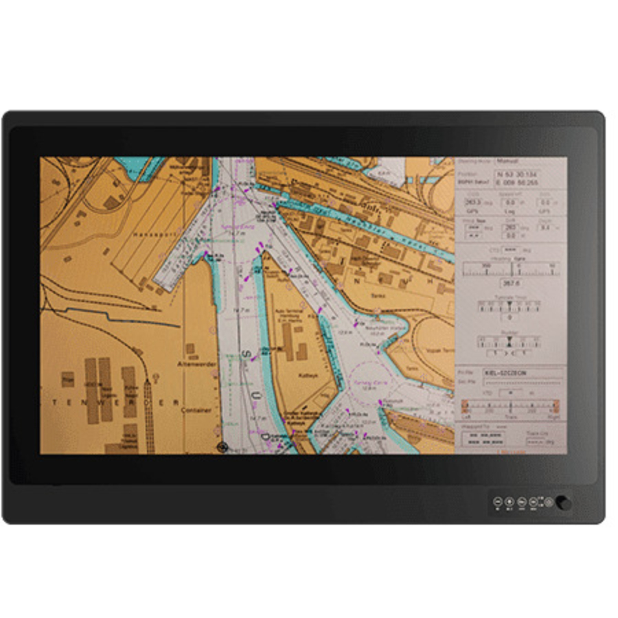 W24L100-MRL1FP 23.8″ 4K UHD PCAP Touch Marine Monitor with DNVGL/IEC60945