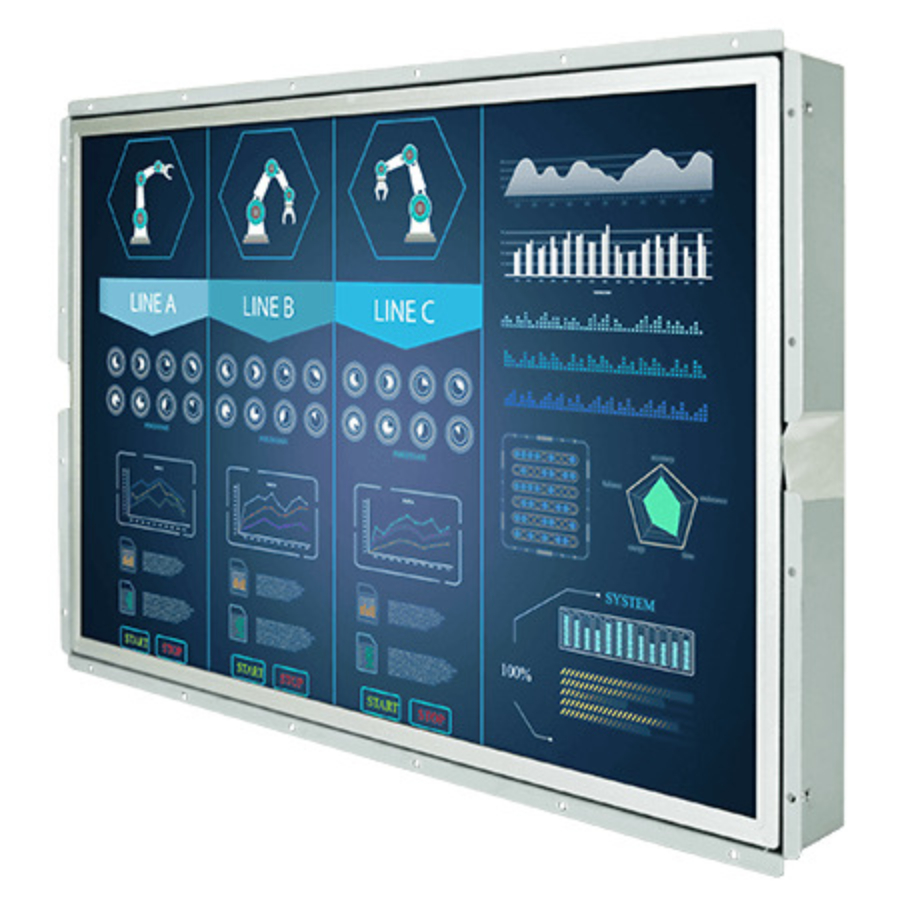 W24L100-OFS1 24″ Widescreen Open Frame LCD Display (8:5 WUXGA, 1920×1200)