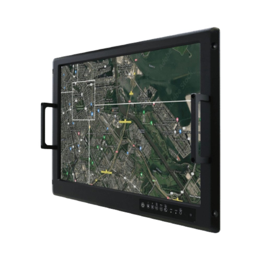W24L100-RKS1ML 24″ WUXGA Rack Mount Military LCD Display
