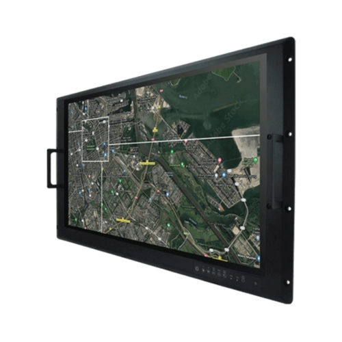 W32L100-MLA3FP 32″ FHD Rack Mount Military Touch Monitor