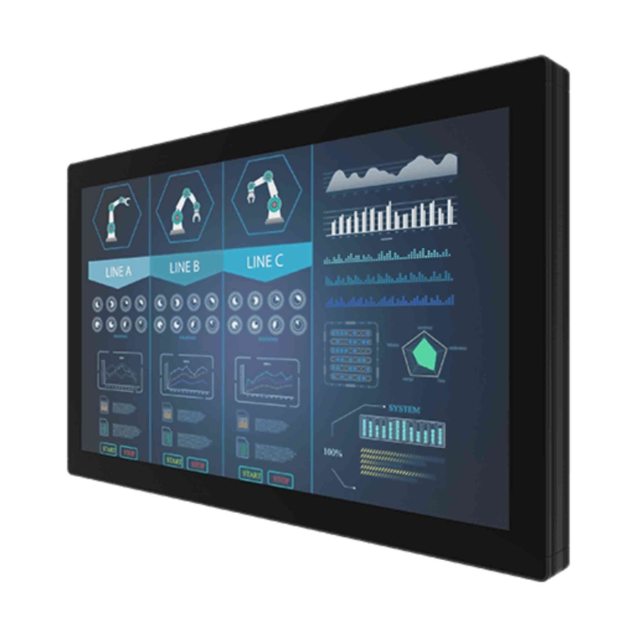 W32L100-PCA4OD 32″ High Bright Large Format Outdoor FHD PCAP Touch Monitor