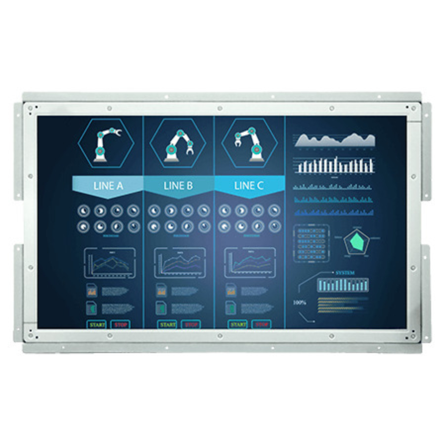 W32L300-OFA3TR 32″ High Definition Open Frame Transflective LCD Display (16:9 FHD, 1920×1080)