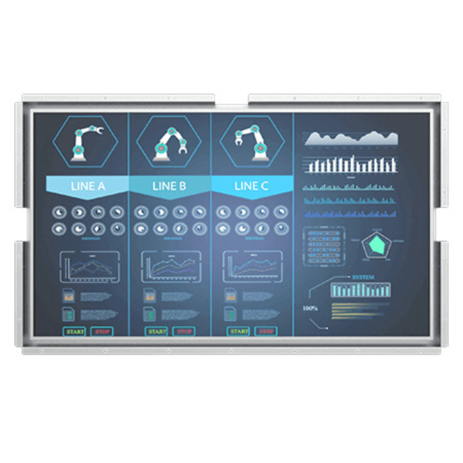 W43L300-OFA2HB 42.5″ Large Format Sunlight Readable Open Frame Display (16:9 FHD, 1920 x 1080)