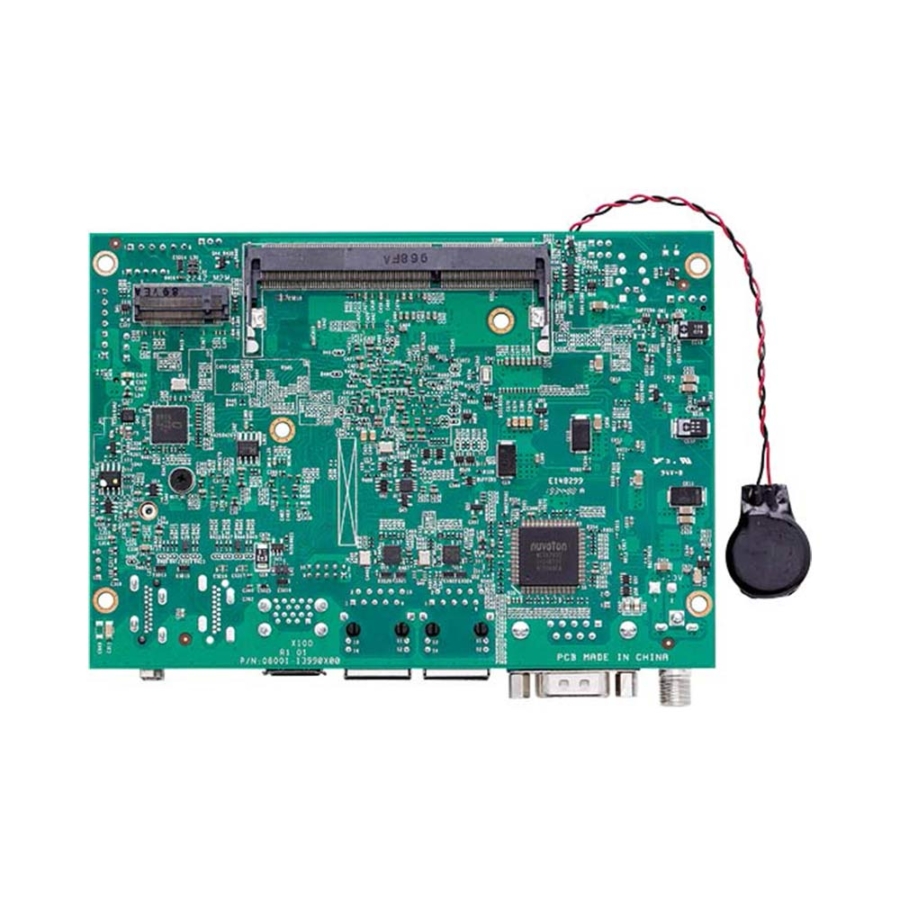 X100 3.5″ Quad Core SBC with LVDS and Celeron J3455 CPU