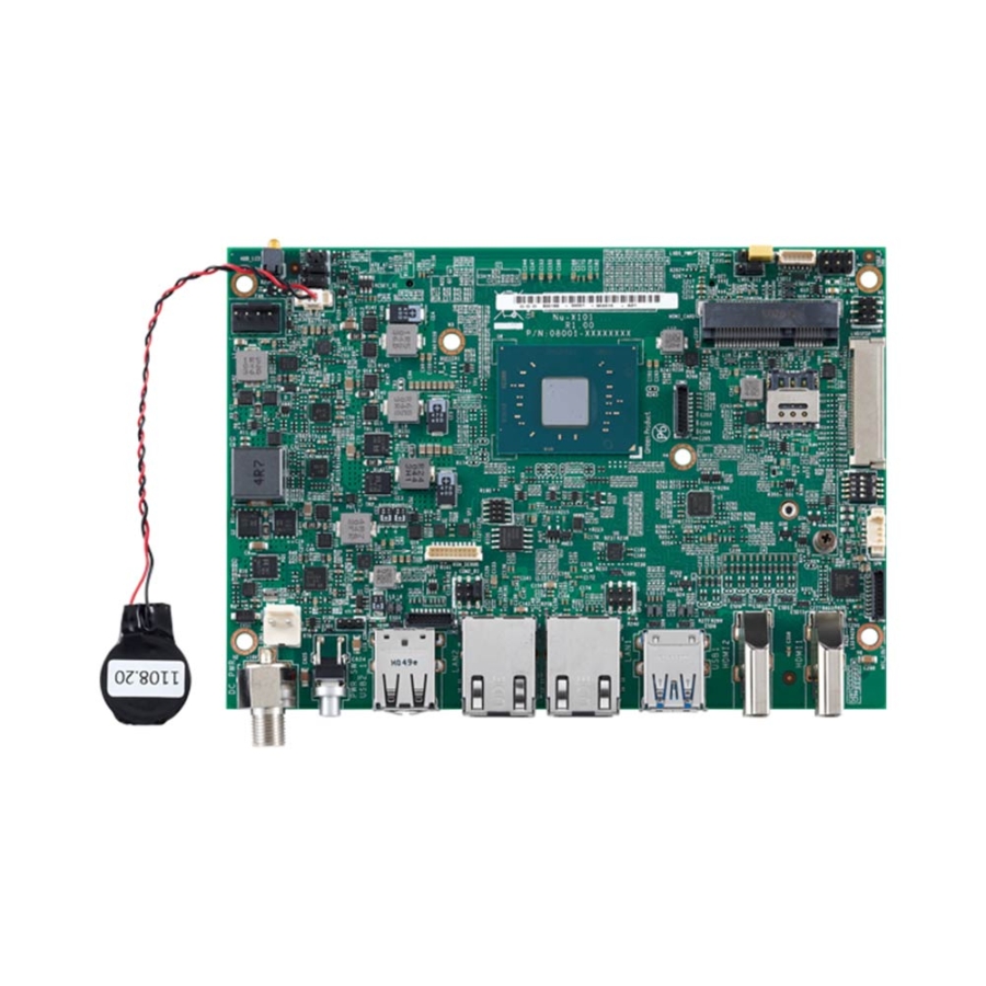 X101 3.5″ Quad Core Single Board Computer with eDP and Celeron J3455 CPU