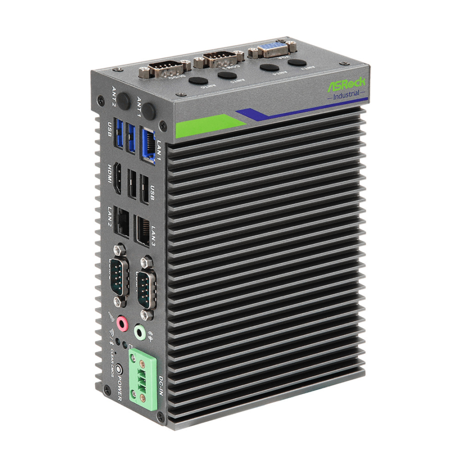 iEP-5000G Industrial Edge Gateway with 5 GbE LAN and Atom CPU