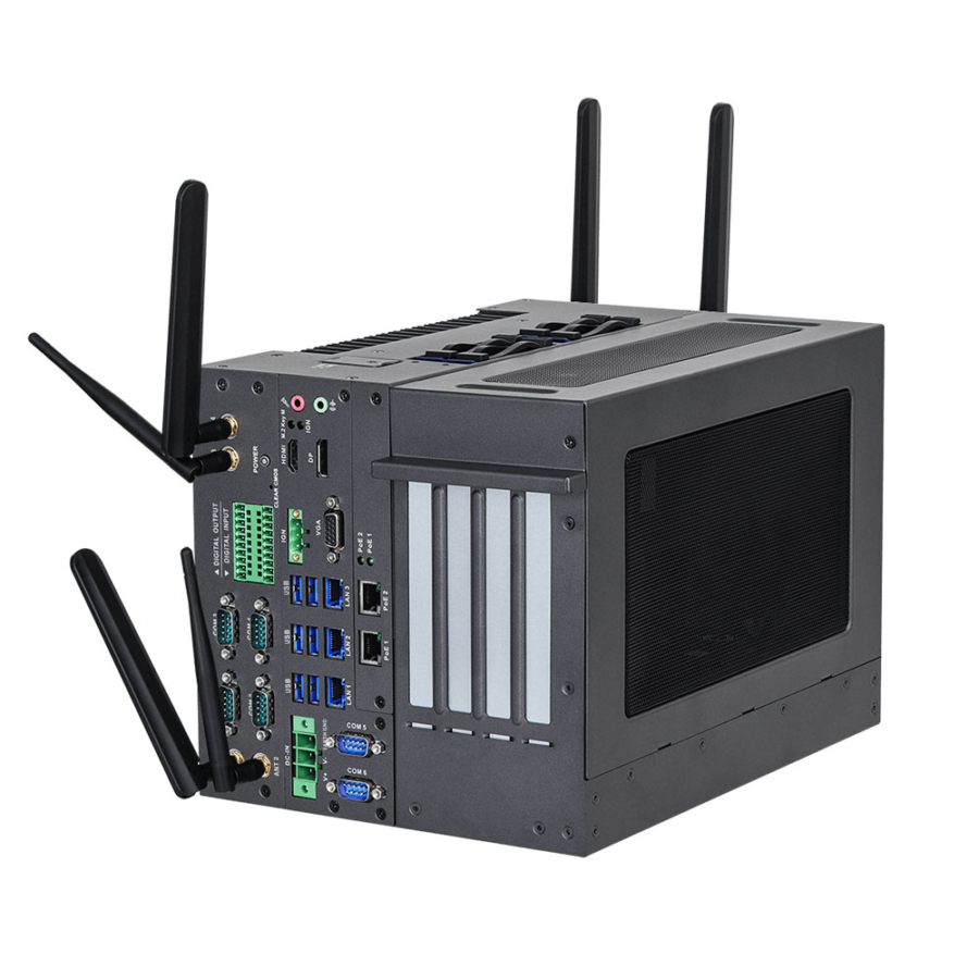 iEPF-9010S-EY4 Expandable Rugged Edge AIoT GPU Computer with 12th Gen Core CPU