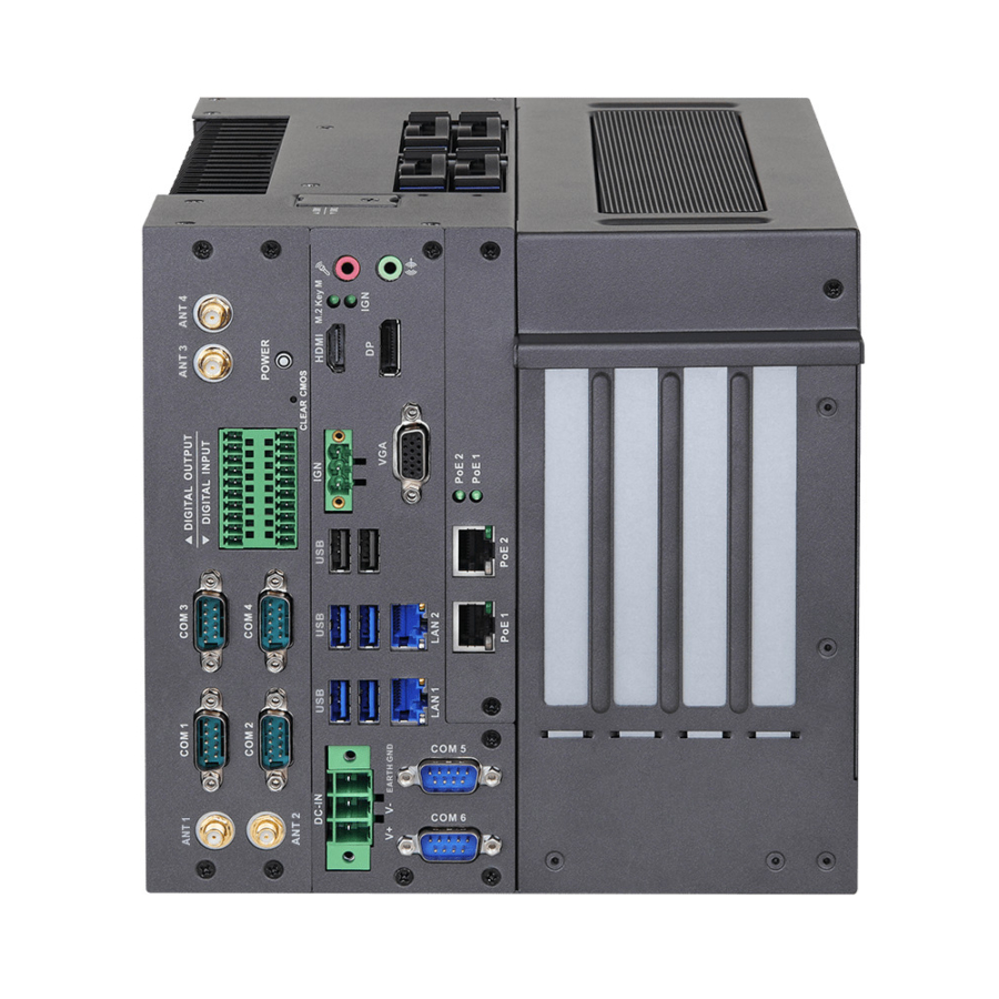 iEPF-9010S-EY4 Expandable Rugged Edge AIoT GPU Computer with 12th Gen Core CPU