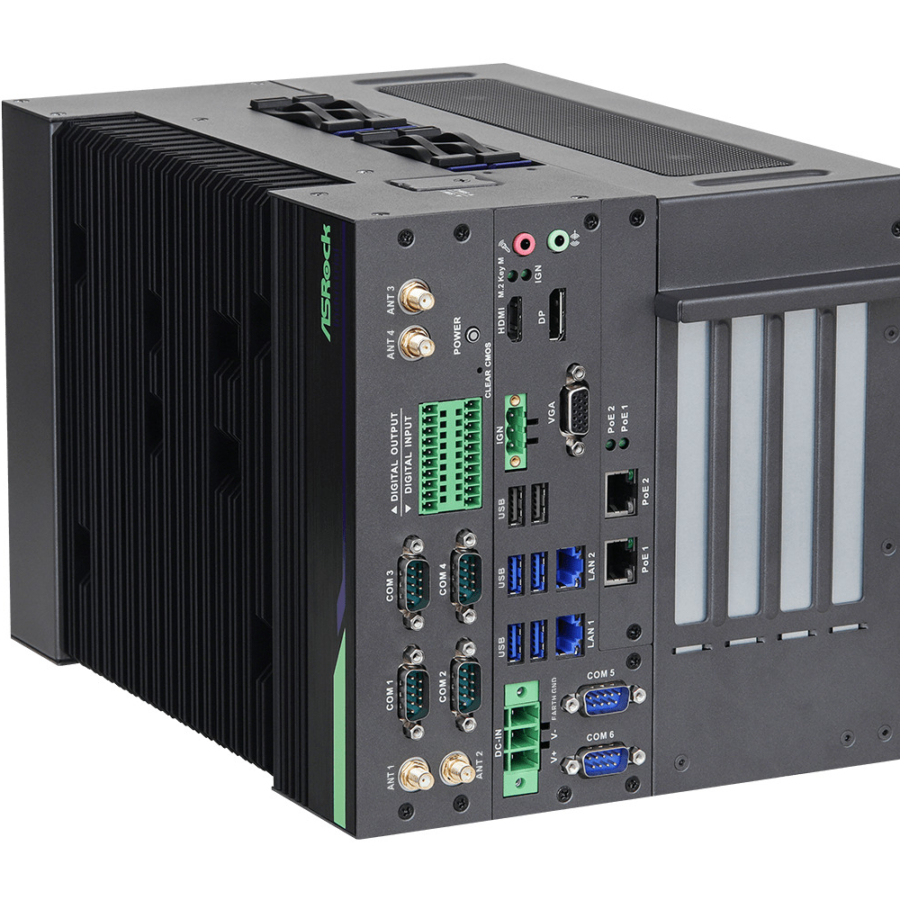iEPF-9010S-EY4 Expandable Rugged Edge AIoT GPU Computer with 12th Gen Core CPU