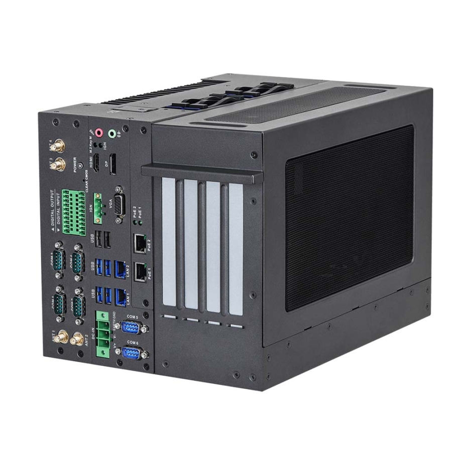 iEPF-9012S-EY4 Expandable Edge AIoT Computer with Alder Lake Core CPU