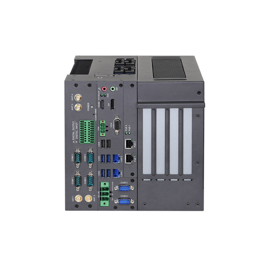 iEPF-9022S-EY4 Industrial GPU Computer with Raptor Lake Core CPUs and Dual PoE