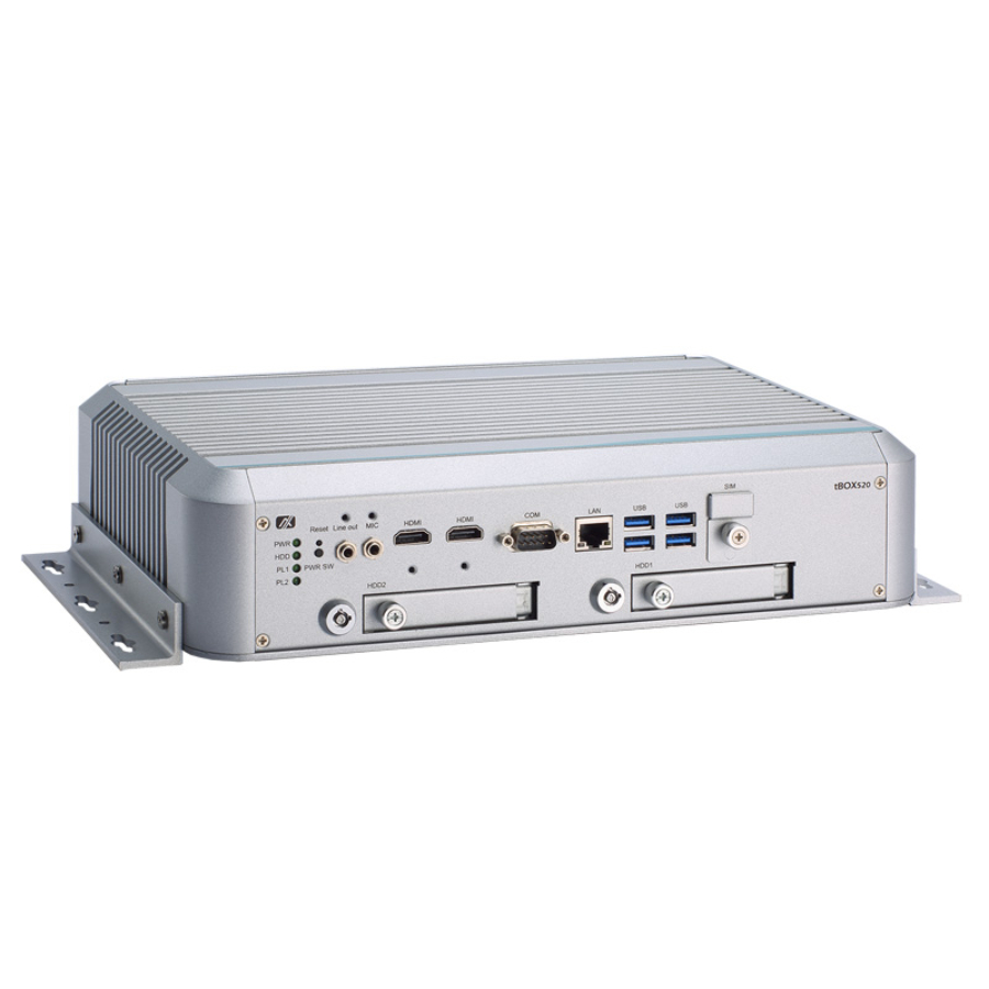 tBOX520 12th Gen Alder Lake-U Intel Core Railway Embedded PC with EN45545-2 Certification